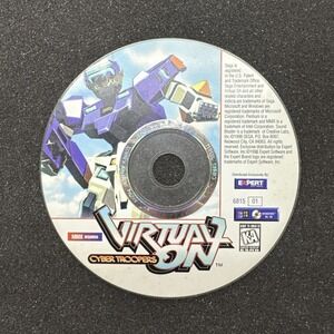 Vintage 1998 Virtual On Cyber Troopers PC ROM RARE - Disc Only